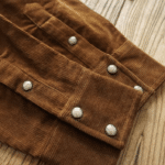 Chemise cowboy homme marron en velours côtelé de coton brodée (12)