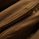 Chemise cowboy homme marron en velours côtelé de coton brodée (16)
