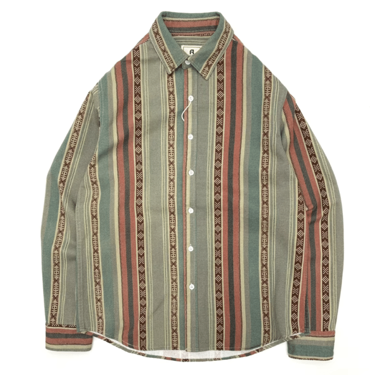 Chemise cowboy homme rayée esprit western américain (10)