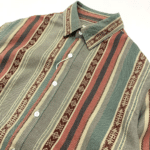 Chemise cowboy homme rayée esprit western américain (2)