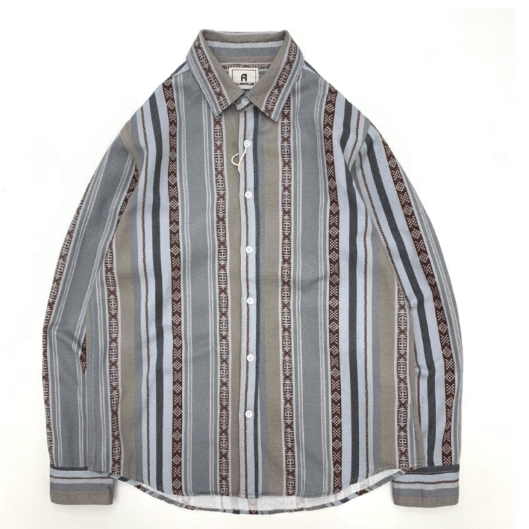 Chemise cowboy homme rayée esprit western américain (7)