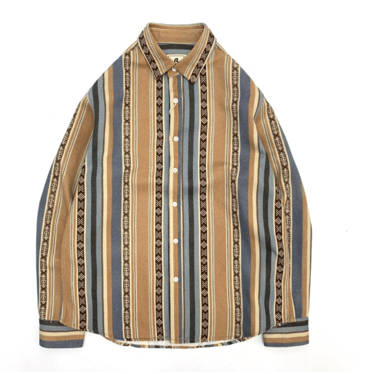 Chemise cowboy homme rayée esprit western américain (8)