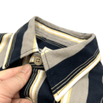 Chemise cowboy rayée vintage années 80 en coton pur (6)