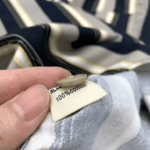 Chemise cowboy rayée vintage années 80 en coton pur (9)