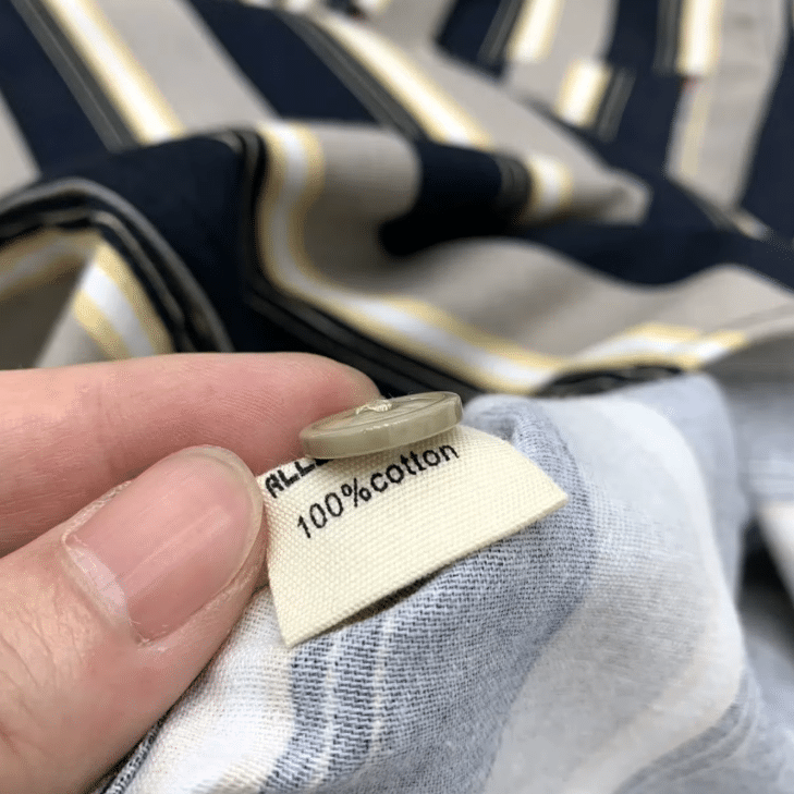 Chemise cowboy rayée vintage années 80 en coton pur (9)