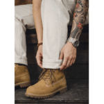 Jean cowboy blanc ecru coupe large (5)