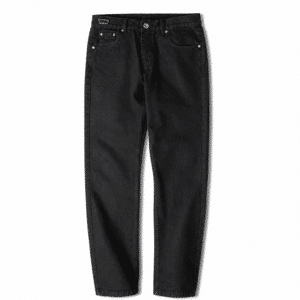 Jean cowboy noir denim épais vintage 100% Coton