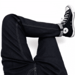 Jean vintage homme en denim brut épais (3)