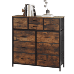 Meuble TV en bois massif vintage avec tiroirs style western (8)