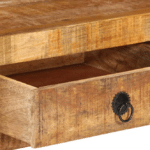 Meuble TV en bois massif vintage avec tiroirs style western (8)