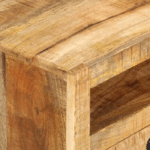 Meuble TV en bois massif vintage avec tiroirs style western (9)