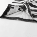 Pantalon cowboy rayé noir et blanc américain vintage (4)
