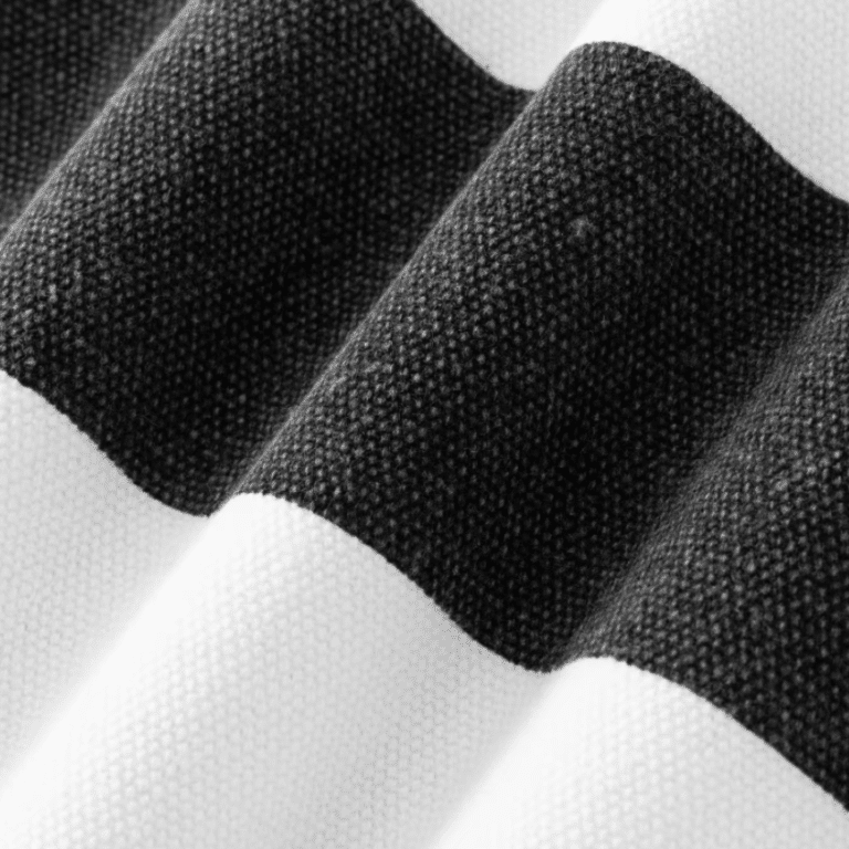 Pantalon cowboy rayé noir et blanc américain vintage (6)