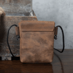 Pochette pour homme en cuir brut artisanal vintage (9)