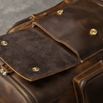 Sac à dos baroudeur vintage américain en cuir brut (15)