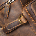 Sac à dos cuir homme voyageur rétro à compartiments (1)