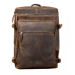Sac à dos cuir homme voyageur rétro à compartiments (10)