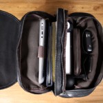 Sac a dos homme cuir noir vintage compartiment ordinateur (7)