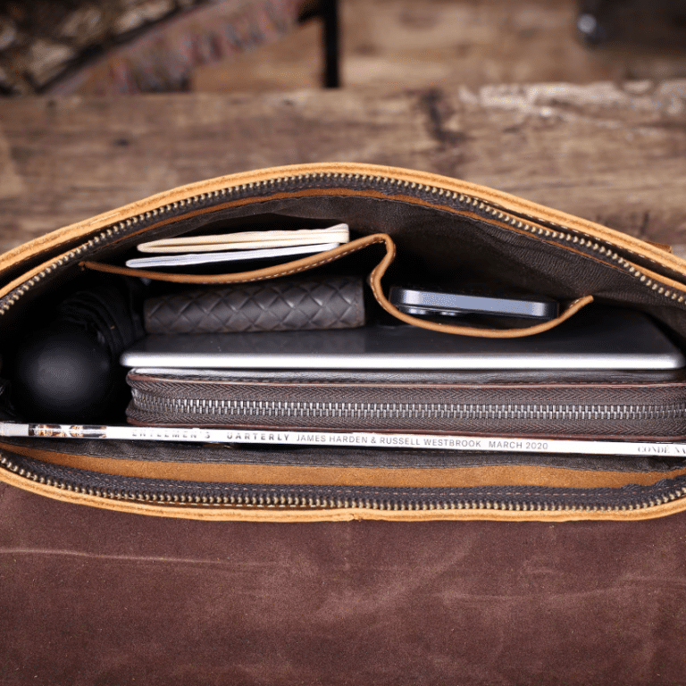 Sac bandoulière homme en cuir brut vintage (14)
