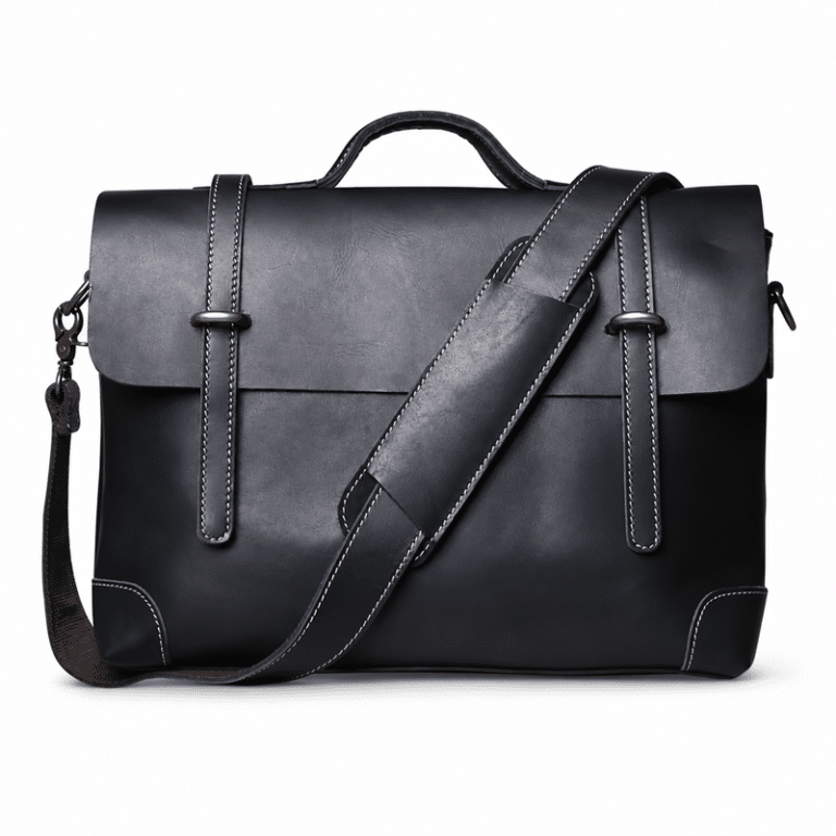Sac de cours étudiant en cuir style vintage américain (12)
