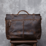 Sac de cours étudiant en cuir style vintage américain (3)