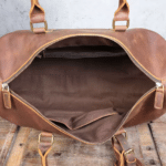 Sac de sport en cuir vintage avec bandoulière (17)