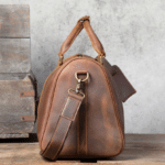 Sac de sport en cuir vintage avec bandoulière (7)