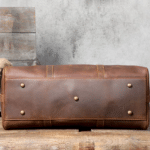 Sac de sport en cuir vintage avec bandoulière (8)