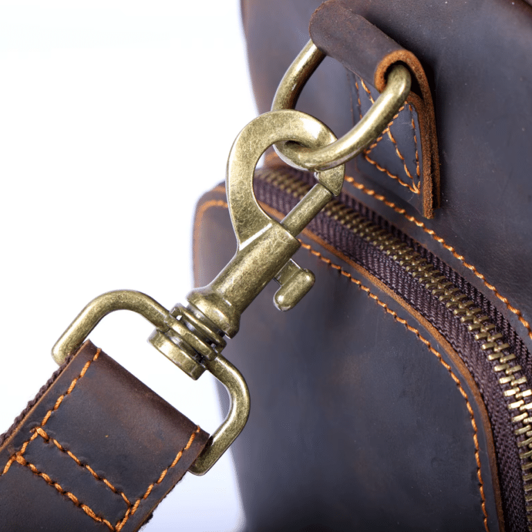 Sac de voyage western vintage en cuir fait main (13)
