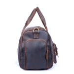 Sac de voyage western vintage en cuir fait main (9)