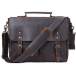 Sacoche en cuir homme western marron à bandoulière vintage 13.2L