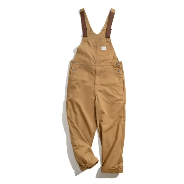 Salopette homme western camel renforcée style ranch (1)