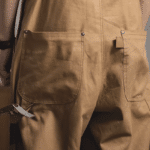 Salopette homme western camel renforcée style ranch (5)