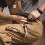 Salopette homme western camel renforcée style ranch (6)