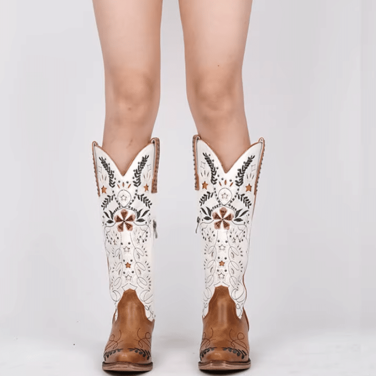 Santiags cowgirl bohème romantique esprit prairie (3)