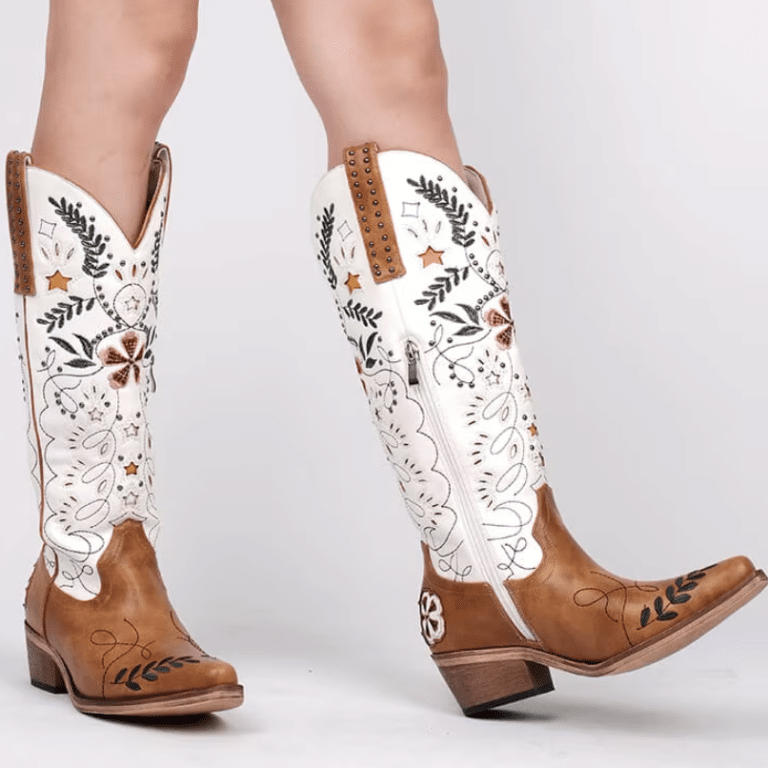 Santiags cowgirl bohème romantique esprit prairie (6)