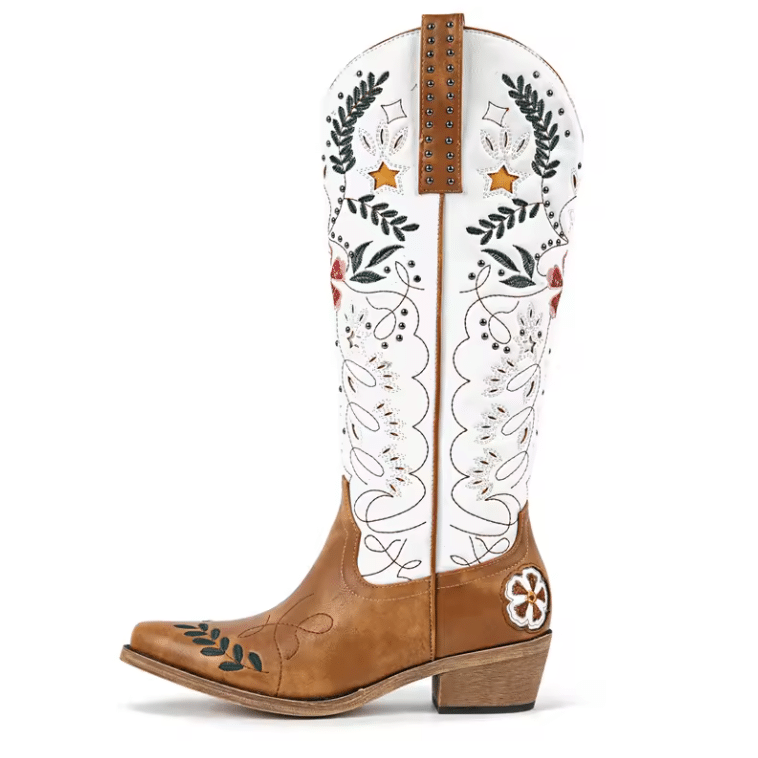 Santiags cowgirl bohème romantique esprit prairie (9)