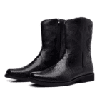 Santiags femmes style Alligator et broderies western (1)