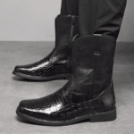 Santiags femmes style Alligator et broderies western (3)
