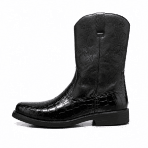 Santiags femmes style Alligator et broderies western