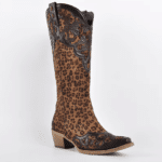 Santiags western femme léopard sauvage (4)