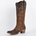 Santiags western femme léopard sauvage (5)