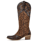 Santiags western femme léopard sauvage (6)