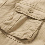 Short cargo cowboy beige homme ranch multi-poches (2)