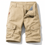 Short cargo cowboy beige homme ranch multi-poches (5)