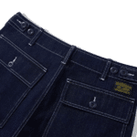 Short en jean cowboy homme coton denim workwear vintage (5)