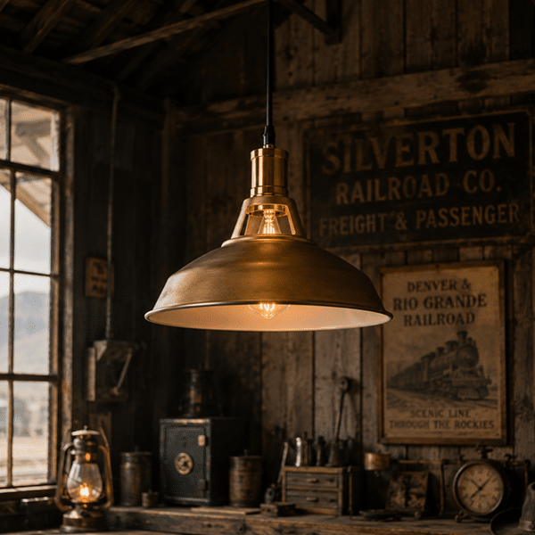 Suspension atelier ferroviaire western vintage (1)