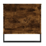 Table basse en chêne massif vintage avec coffre de rangement (8)