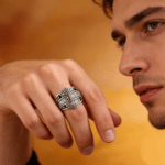 Bague Harley Davidson acier titane (1)
