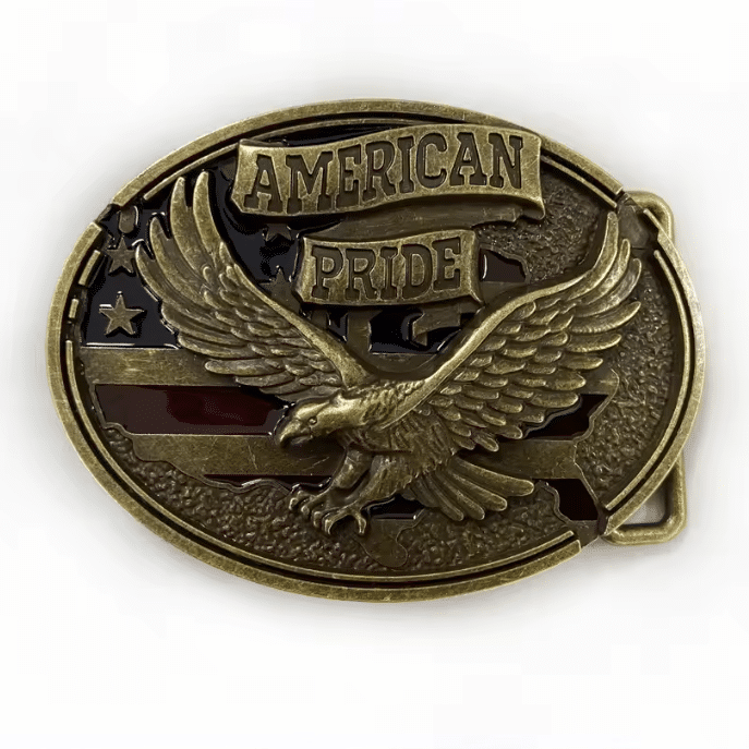 Boucle ceinture cowboy America Pride (1)